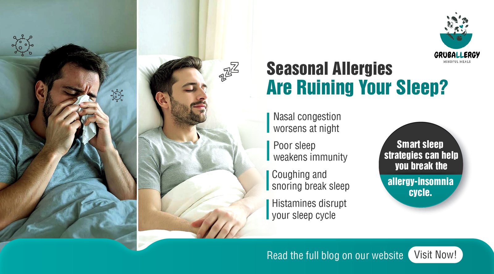 How Seasonal Allergies Disrupt Sleep & Ways to Manage