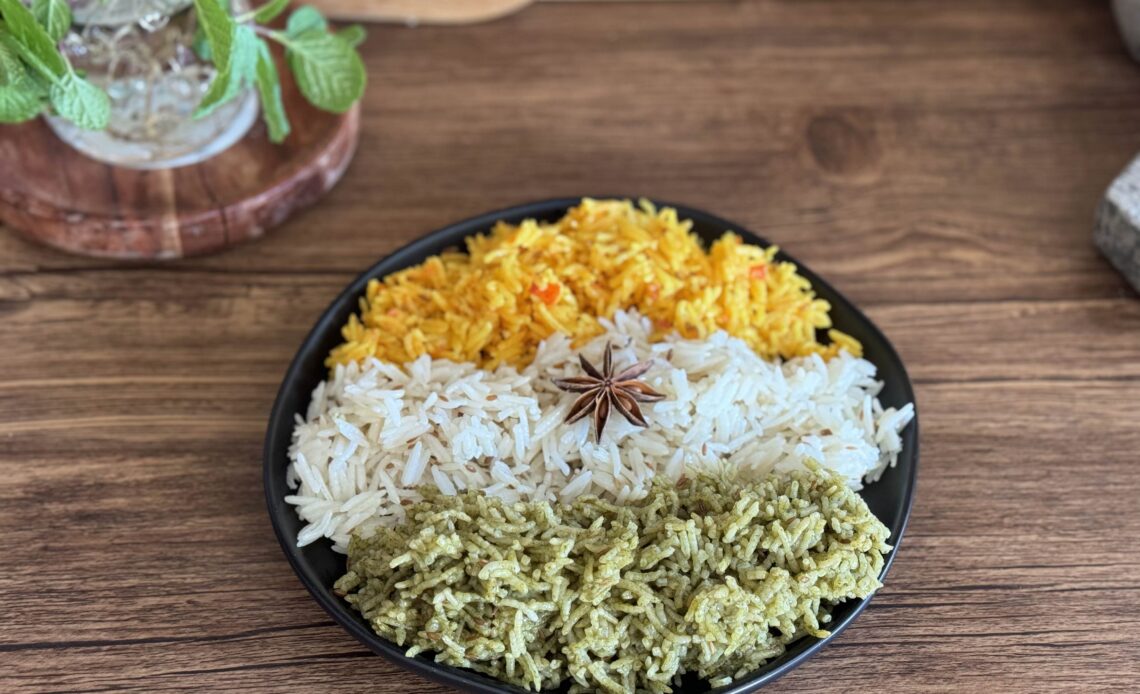 Allergy-Free Tri-Colour Rice