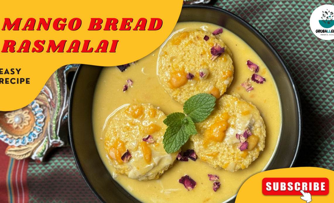 Dairy and Gluten-free Manago Bread Rasmalai